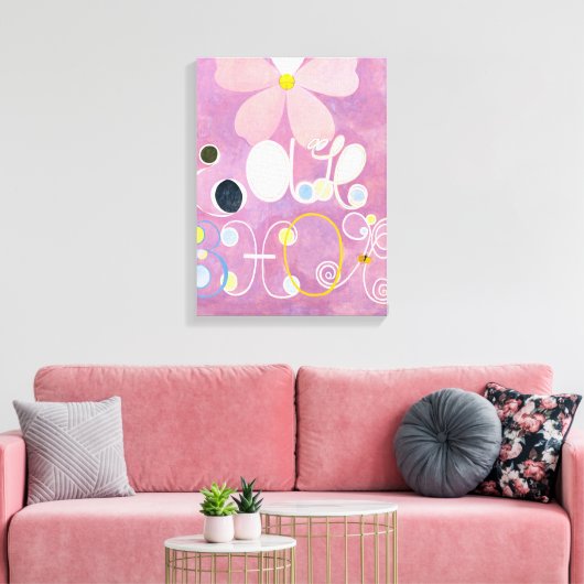 Ten Largest, nr. 5, volwassenheid | Hilma af Klint Canvas Afdruk (Insitu (Woonkamer))
