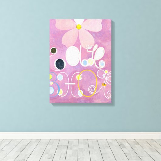 Ten Largest, nr. 5, volwassenheid | Hilma af Klint Canvas Afdruk (Insitu (Houten vloer))