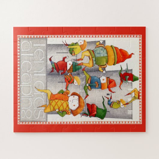 TEN LORDS A LEAPING 16x20 Big Pieces Puzzel Legpuzzel (Horizontaal)