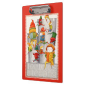 TEN LORDS A LEAPING Clipboard - Rood Klembord (Links)