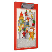TEN LORDS A LEAPING Clipboard - Rood Klembord (Rechts)