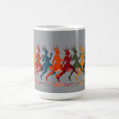 Ten Lords A Leaping Cut-Out Stencil-Style 3 Koffiemok (Center)