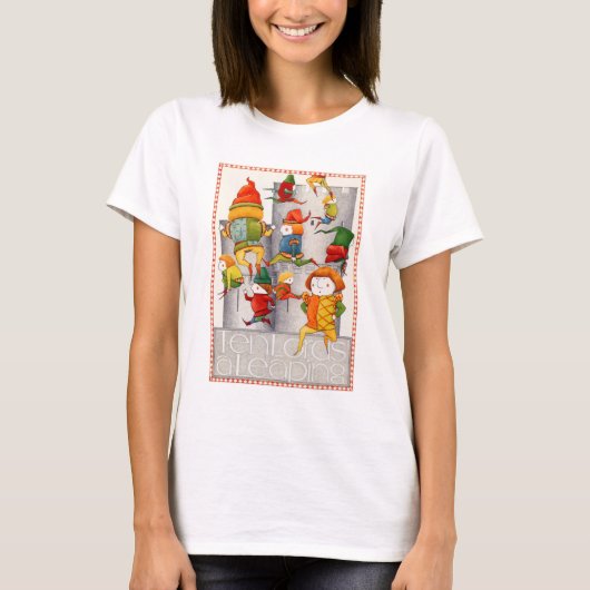 TEN LORDS A LEAPING T-shirt voor dames (Voorkant)