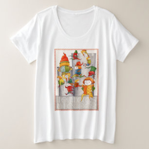 TEN LORDS A LEAPING Vrouwen Plus Size T-shirt