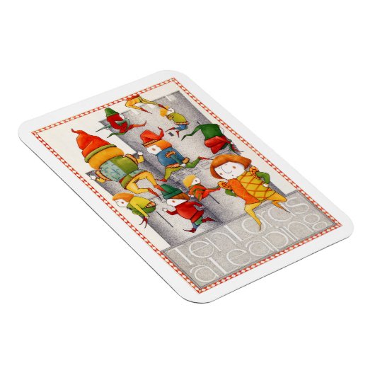 TEN LORDS Een SPRINGENDE 3x4 Flexibele Magneet (Rechterzijde)