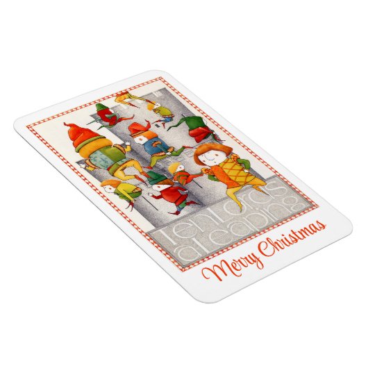 TEN LORDS EEN SPRINGENDE 4x6 flexibele magneet (Rechterzijde)