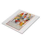 TEN LORDS EEN SPRINGENDE 6"Vierkante Keramische Te Tegeltje (Zijkant)