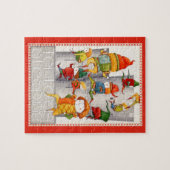 TEN LORDS EEN SPRINGENDE 8x10 puzzel Legpuzzel (Horizontaal)