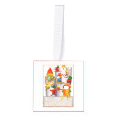 TEN LORDS EEN SPRINGENDE houten kubus Ornament (Voorkant)