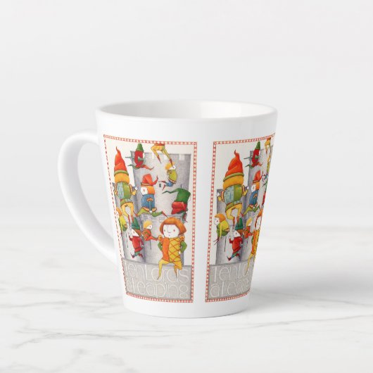 TEN LORDS EEN SPRINGENDE Latte Mok (Linkerhoek)