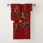 Ten Lords Leaping The Ten Commandments Vector  Bad Handdoek (Insitu)