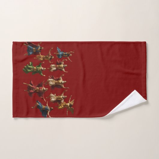 Ten Lords Leaping The Ten Commandments Vector  Bad Handdoek (Handdoek)