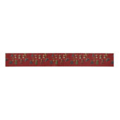 Ten Lords Leaping The Ten Commandments Vector Grosgrain Lint (Voorkant)