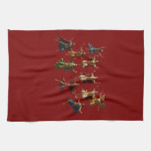 Ten Lords Leaping The Ten Commandments Vector Theedoek (Horizontaal)