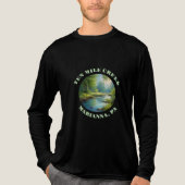 Ten Mile Creek, Pennsylvania Tri-Blend Shirt (Voorkant volledig)
