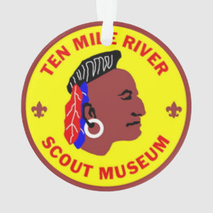 Ten Mile River Scout Museum Logo Acrylversiering Ornament