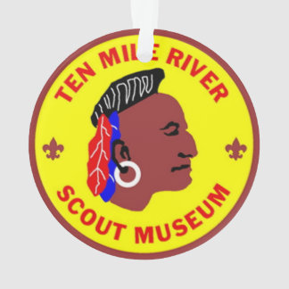 Ten Mile River Scout Museum Logo Acrylversiering Ornament
