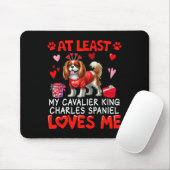 Ten minste Cavalier King Charles Spaniel die van m Muismat (Met muis)