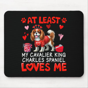 Ten minste Cavalier King Charles Spaniel die van m Muismat