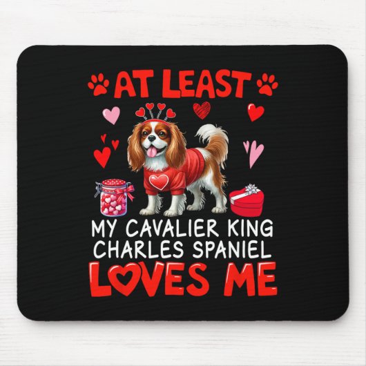 Ten minste Cavalier King Charles Spaniel die van m Muismat (Voorkant)
