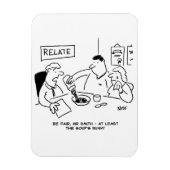 Ten minste de soep is runny magneet (Verticaal)