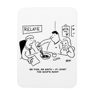 Ten minste de soep is runny magneet