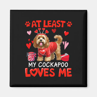 Ten Minste Mijn Apoo Die Van Me Houdt Valentiesing Magneet