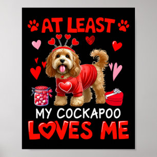 Ten minste mijn Apoo die van me houdt valentijnska Poster