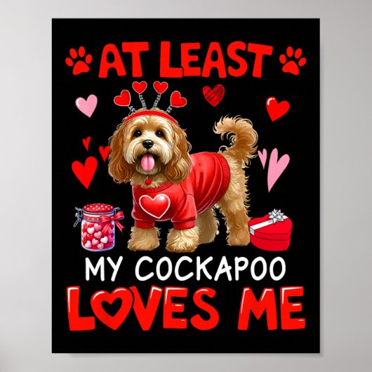 Ten minste mijn Apoo die van me houdt valentijnska Poster (Voorkant)