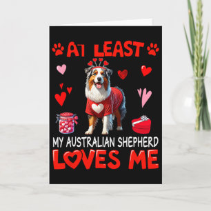 Ten Minste Mijn Australian Shepherd Houdt Van Mij Kaart