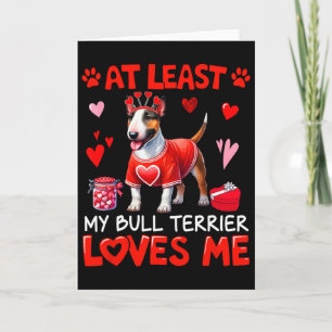 Ten minste mijn Bull Terrier die van me houdt Vale Kaart