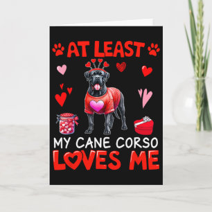 Ten Minste Mijn Cane Corso Die Van Me Houdt Valent Kaart