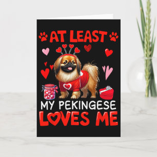 Ten minste mijn pekingees die van me houdt Valenti Kaart