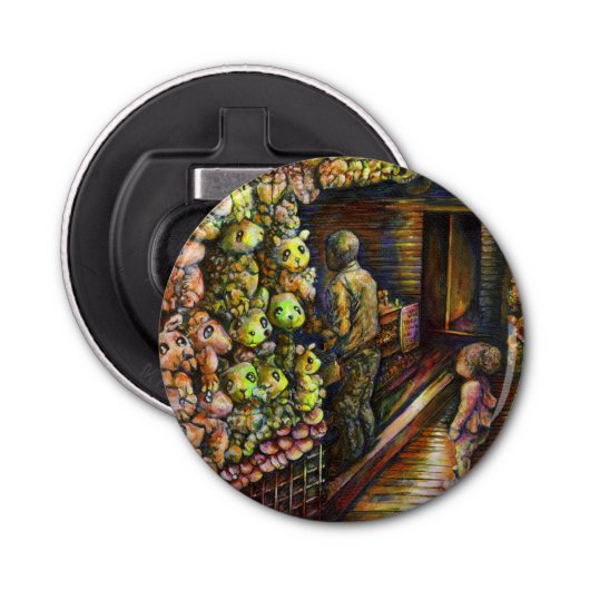 Ten noorden van het Circus Button Flesopener (Voorkant)