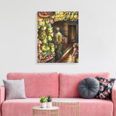 Ten noorden van het Circus Canvas Afdruk (Insitu (Woonkamer))