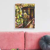 Ten noorden van het Circus Canvas Afdruk (Insitu (Woonkamer))