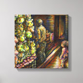 Ten noorden van het Circus Canvas Afdruk (Voorkant)