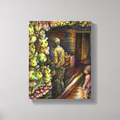 Ten noorden van het Circus Canvas Afdruk (Voorkant)