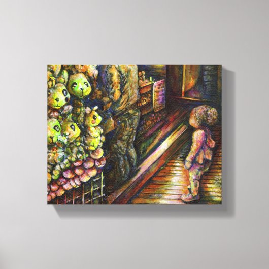 Ten noorden van het Circus Canvas Afdruk (Voorkant)