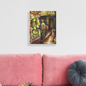 Ten noorden van het Circus Canvas Afdruk (Insitu (Woonkamer))