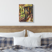 Ten noorden van het Circus Canvas Afdruk (Insitu (Slaapkamer))