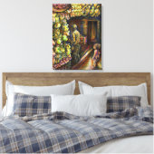 Ten noorden van het Circus Canvas Afdruk (Insitu (Slaapkamer))