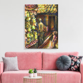 Ten noorden van het Circus Canvas Afdruk (Insitu (Woonkamer))