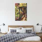 Ten noorden van het Circus Canvas Afdruk (Insitu (Slaapkamer))