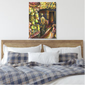 Ten noorden van het Circus Canvas Afdruk (Insitu (Slaapkamer))