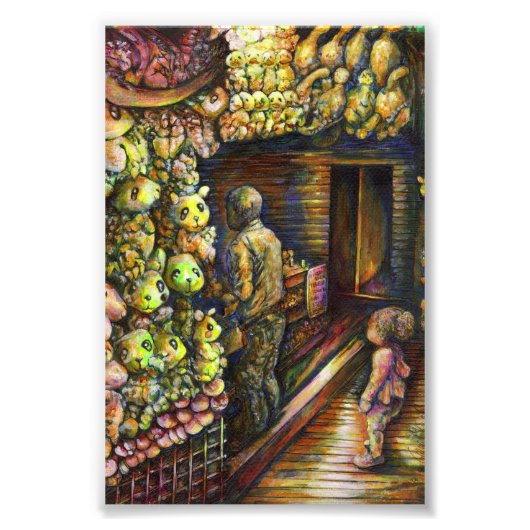 Ten noorden van het Circus Foto Afdruk (Voorkant)