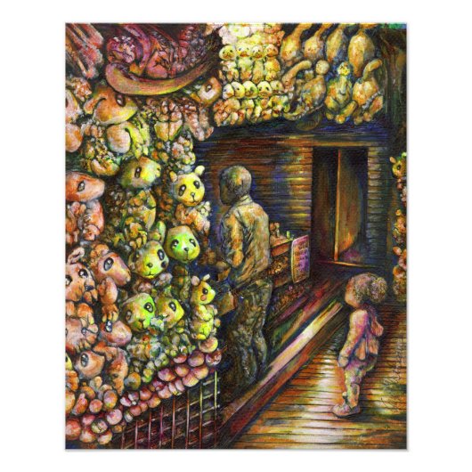 Ten noorden van het Circus Foto Afdruk (Voorkant)