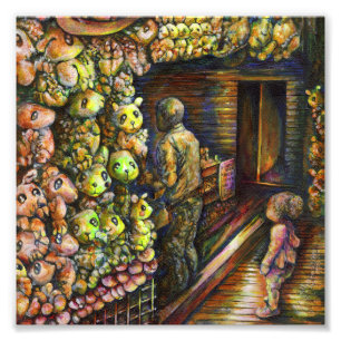 Ten noorden van het Circus Foto Afdruk