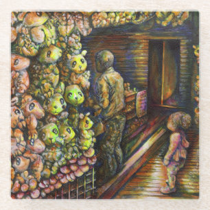 Ten noorden van het Circus Glazen Onderzetter