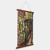 Ten noorden van het Circus Hangend Wandkleed (Gebogen)